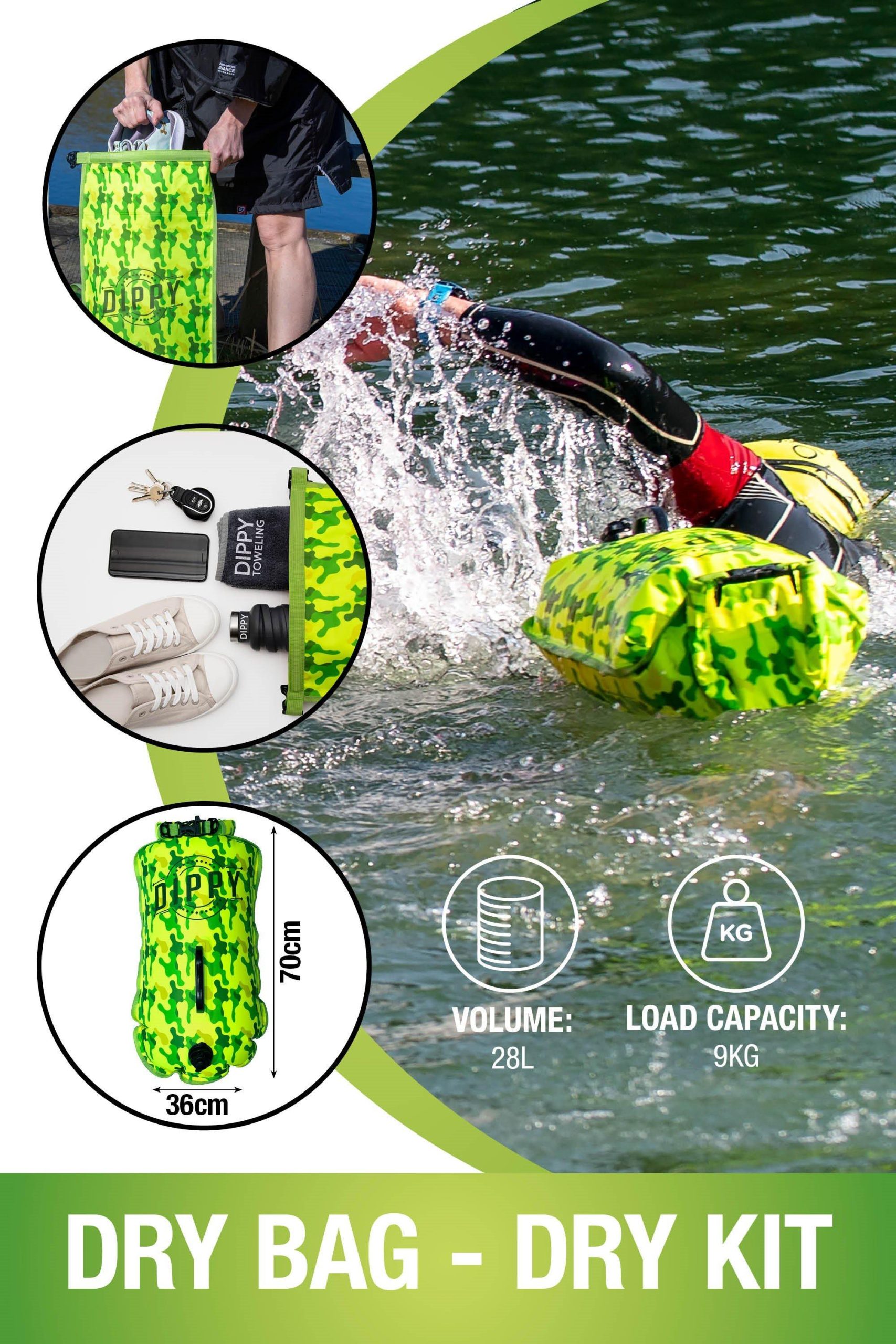 Backpacks |  28L Swim Buoy Dry Bag