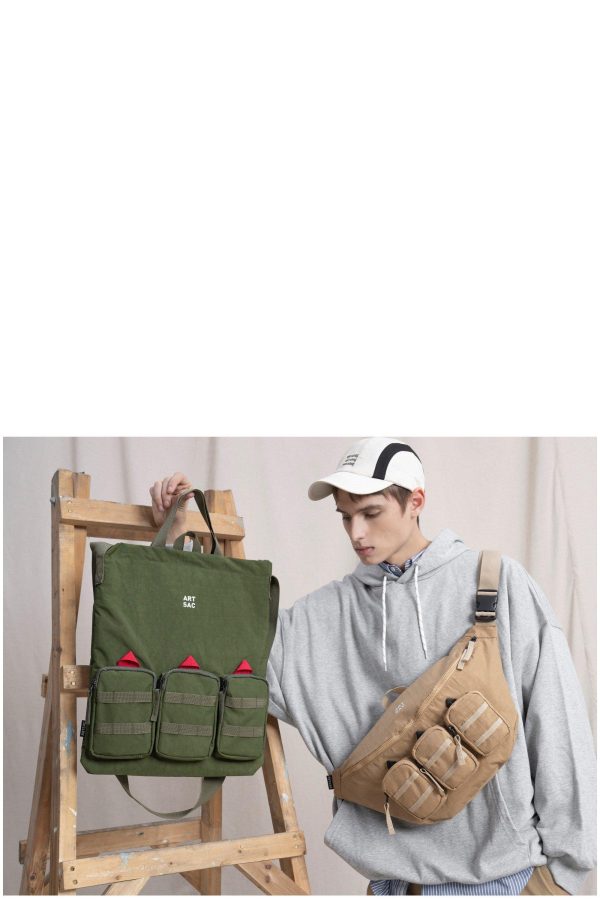 Backpacks |  Jaspar Triple Pocket Sling Bag Backpacks Backpacks