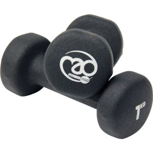 Fitness Equipment & Accessories |  1Kg Dumbell Set Fitness Equipment & Accessories Black