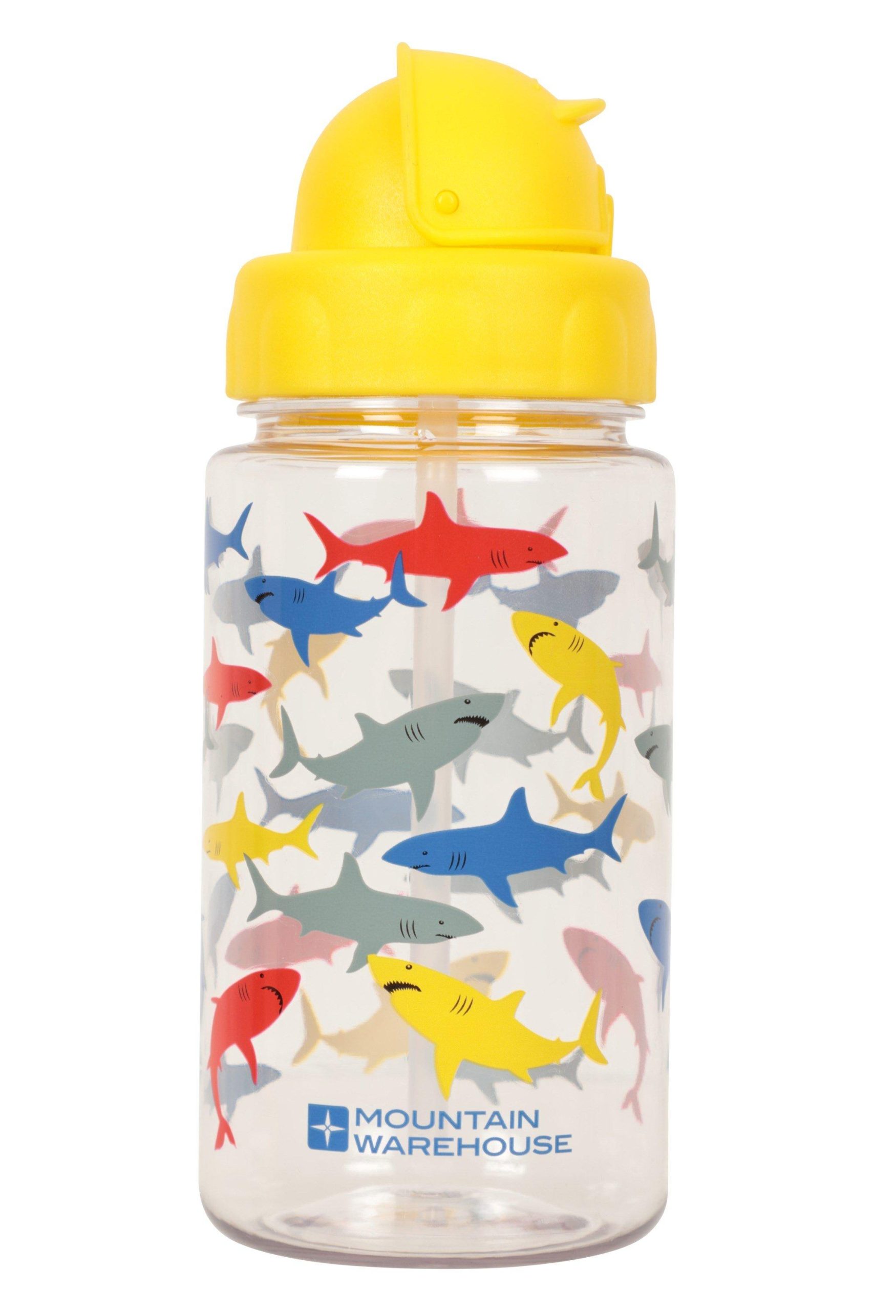 Fitness Equipment & Accessories |  Bpa-Free Shark Print Kids Water Bottle – 450Ml