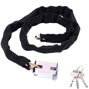 Fitness Equipment & Accessories |  E-Scooter Chain Lock Fitness Equipment & Accessories Black