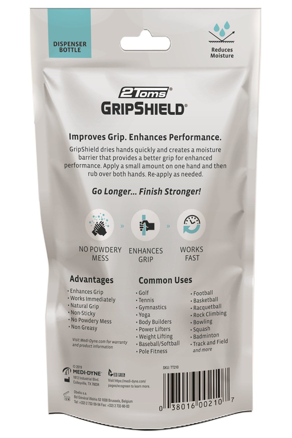 Fitness Equipment & Accessories |  Gripshield Grip Enhancer Non-Sticky Gel 45Ml