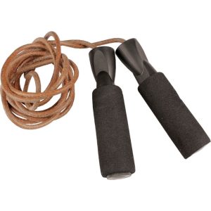 Fitness Equipment & Accessories |  Leather Weighted Skipping Rope Fitness Equipment & Accessories Brown/Black