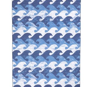 Fitness Equipment & Accessories |  Printed Microfibre Towel – Giant – 150 X 85Cm Fitness Equipment & Accessories Dark Blue