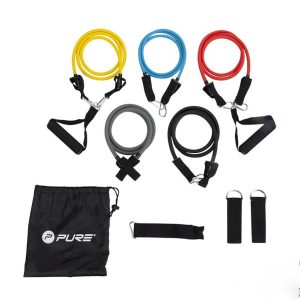 Fitness Equipment & Accessories |  Resistance Bands Exercise Tube Set Fitness Equipment & Accessories Black/Red/Yellow/Blue/Grey