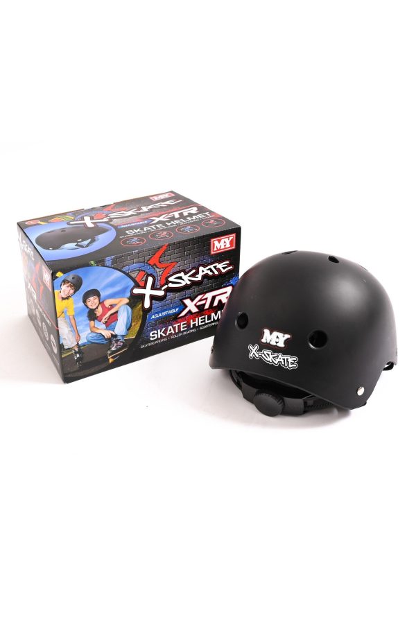 Fitness Equipment & Accessories |  X-Skate Adjustable Kids Skate Helmet Fitness Equipment & Accessories Black