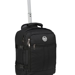 Luggage & Accessories |  Metz 24L Hybrid Trolley Backpack 40X30X20Cm Luggage & Accessories Black