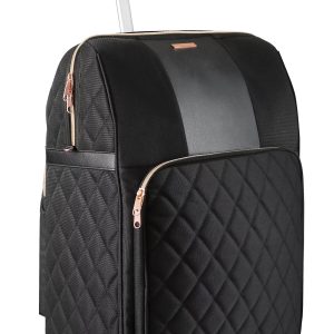 Luggage & Accessories |  Travel Hack Cabin Case With Hand Bag Compartment Luggage & Accessories Black Rose