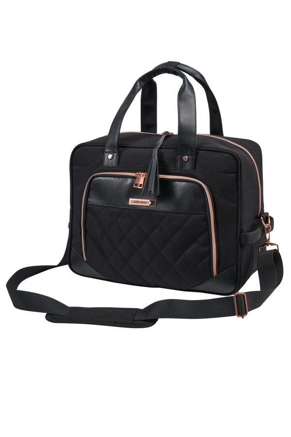 Luggage & Accessories |  Vela 24L Holdall – 40X30X20Cm Luggage & Accessories Black & Rose Gold