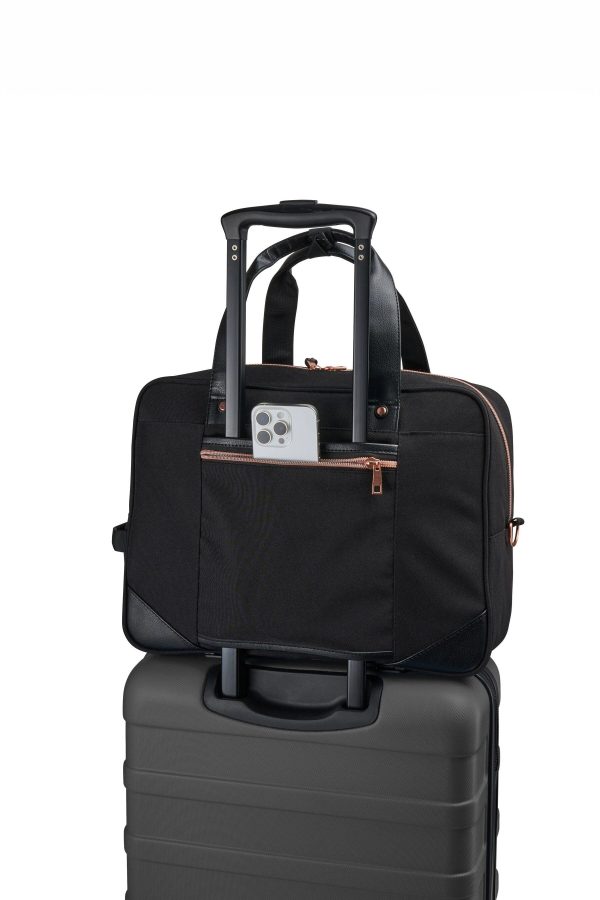 Luggage & Accessories |  Vela 24L Holdall – 40X30X20Cm Luggage & Accessories Black & Rose Gold