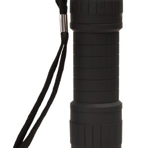 Navigation & Tech |  9 Led Mini Rubber Torch Navigation & Tech Black