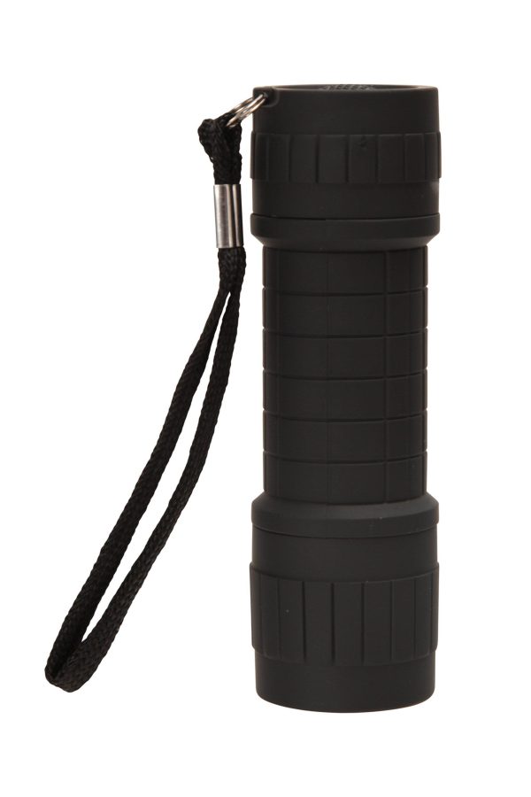 Navigation & Tech |  9 Led Mini Rubber Torch Navigation & Tech Black