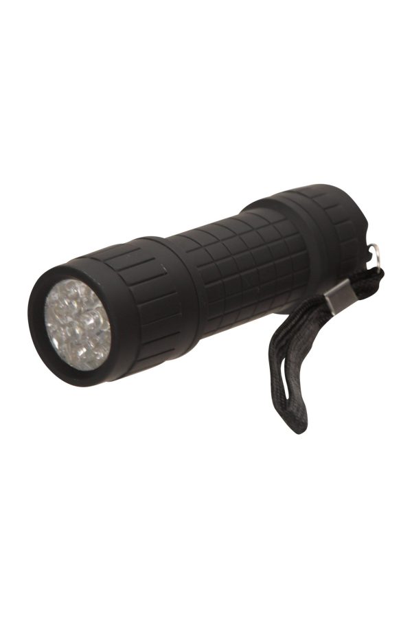 Navigation & Tech |  9 Led Mini Rubber Torch Navigation & Tech Black