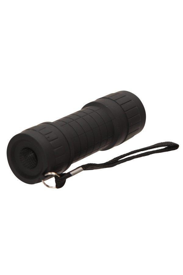 Navigation & Tech |  9 Led Mini Rubber Torch Navigation & Tech Black