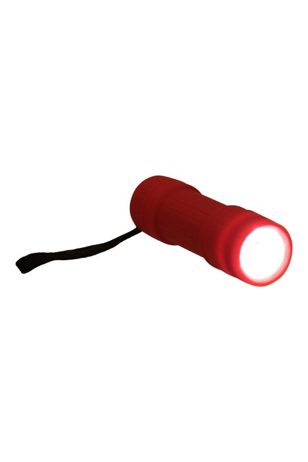 Navigation & Tech |  9 Led Mini Rubber Torch Navigation & Tech Black