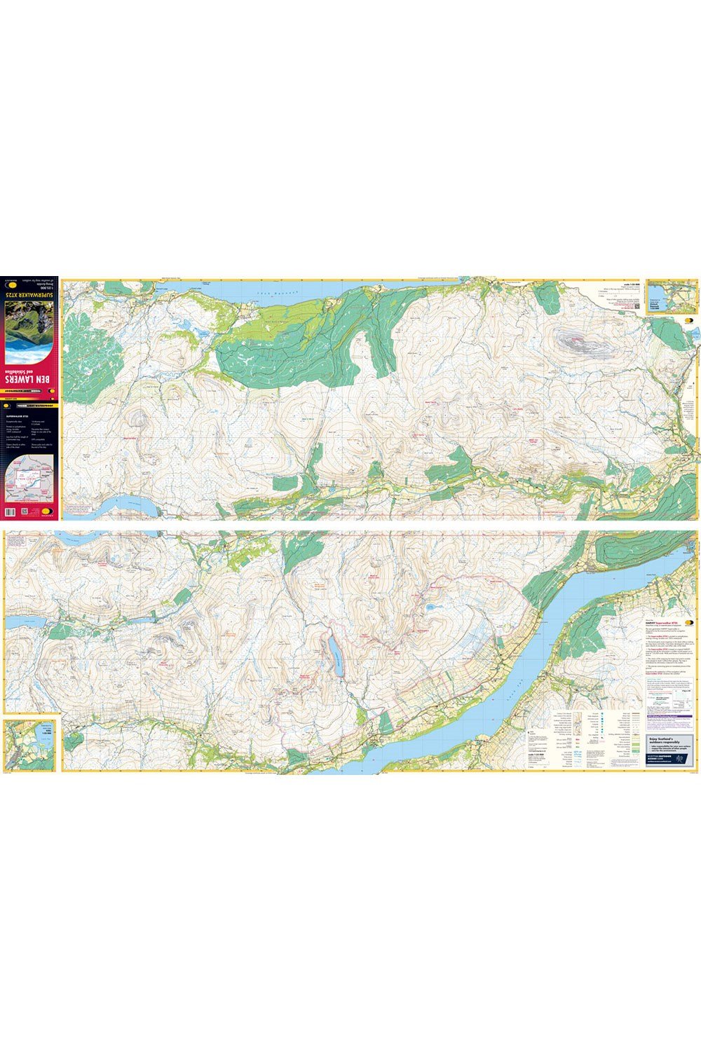 Navigation & Tech |  Ben Lawers And Schiehallion Superwalker Map