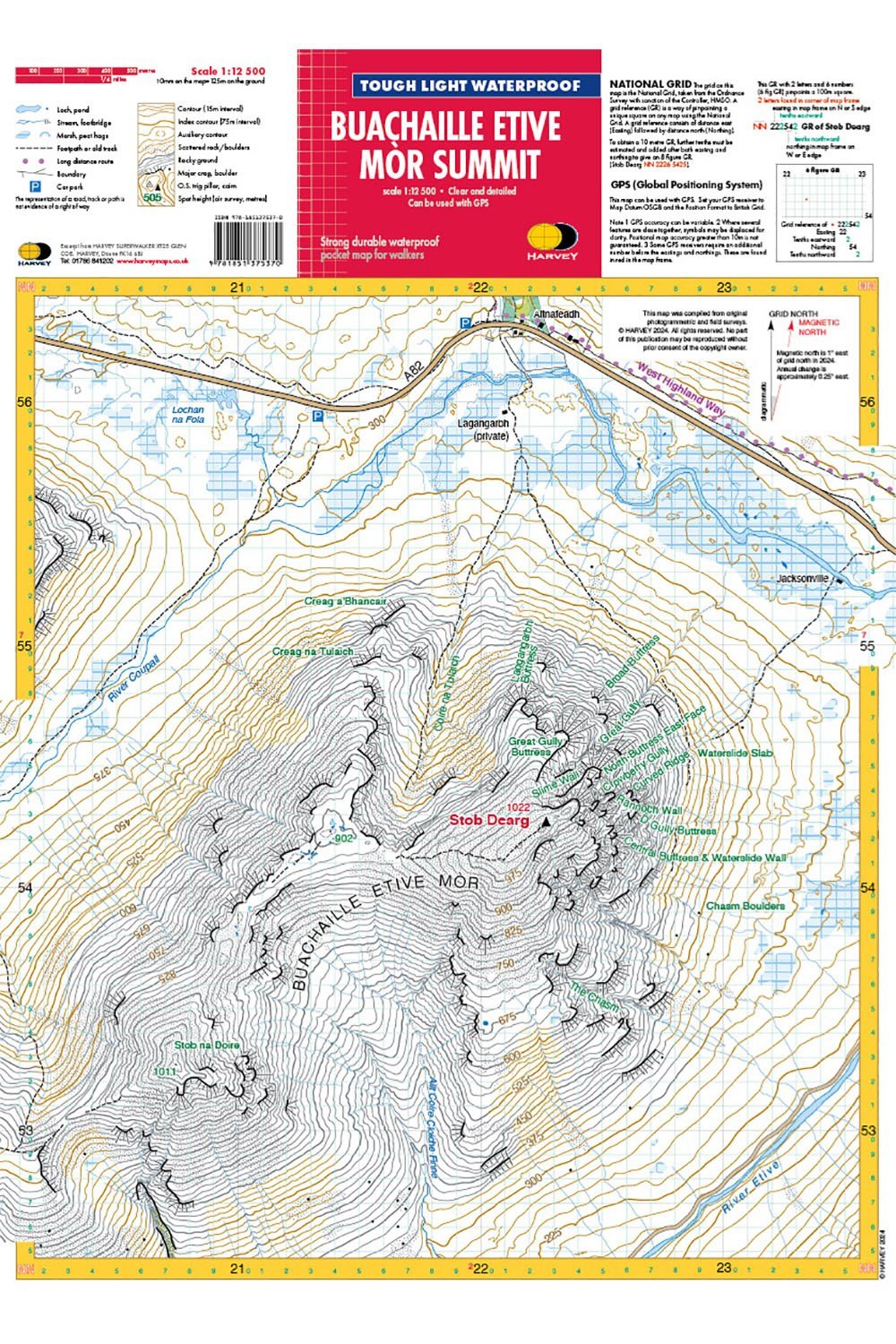 Navigation & Tech |  Buchaille Etive Mor Summit Map