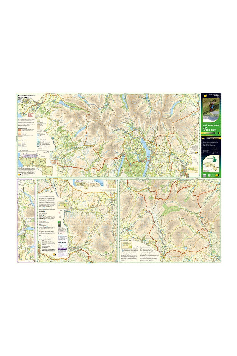 Navigation & Tech |  Coast To Coast Cycle Map Set