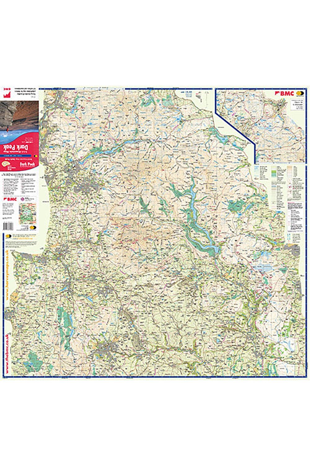 Navigation & Tech |  Dark Peak British Mountain Map