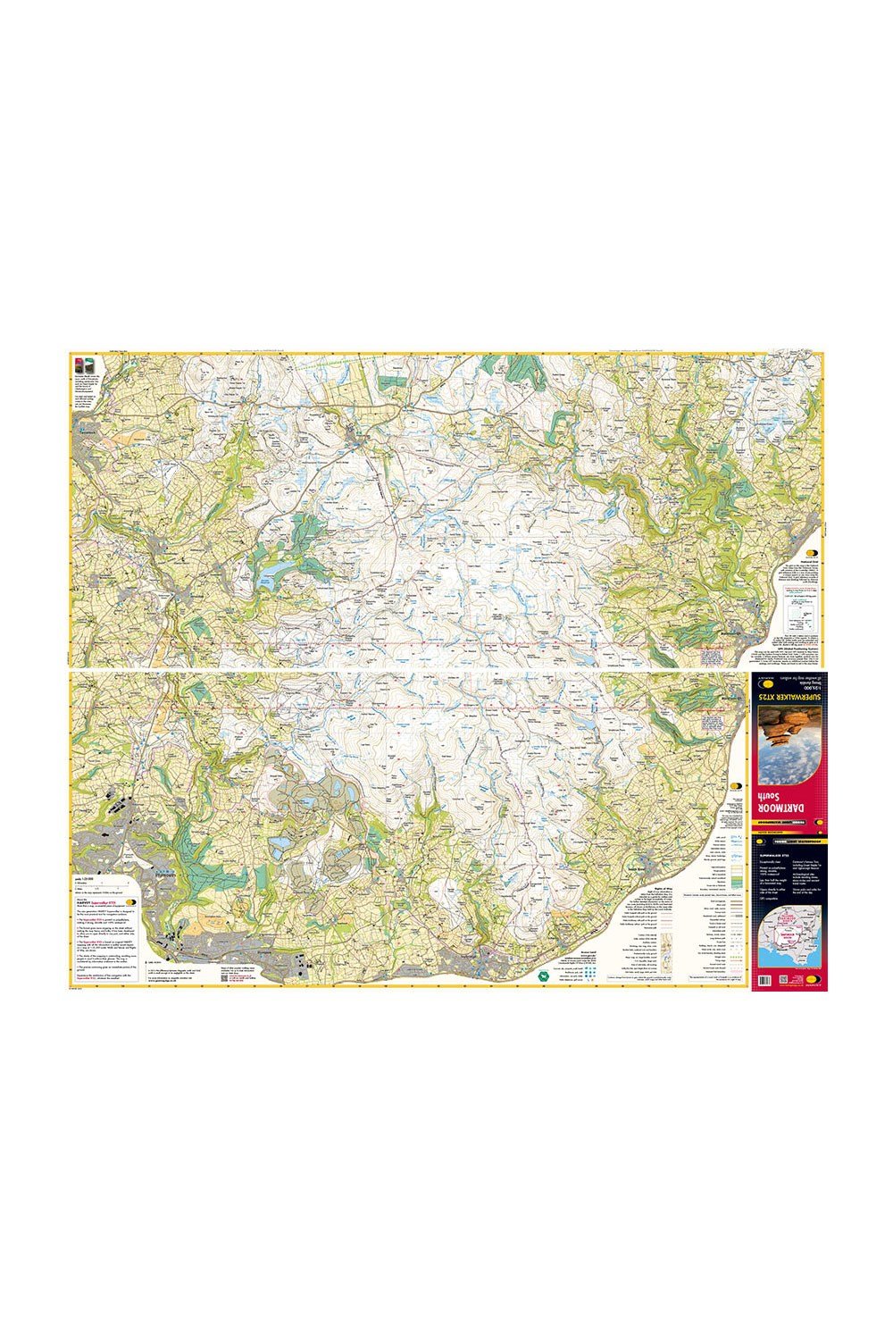 Navigation & Tech |  Dartmoor South Superwalker Map