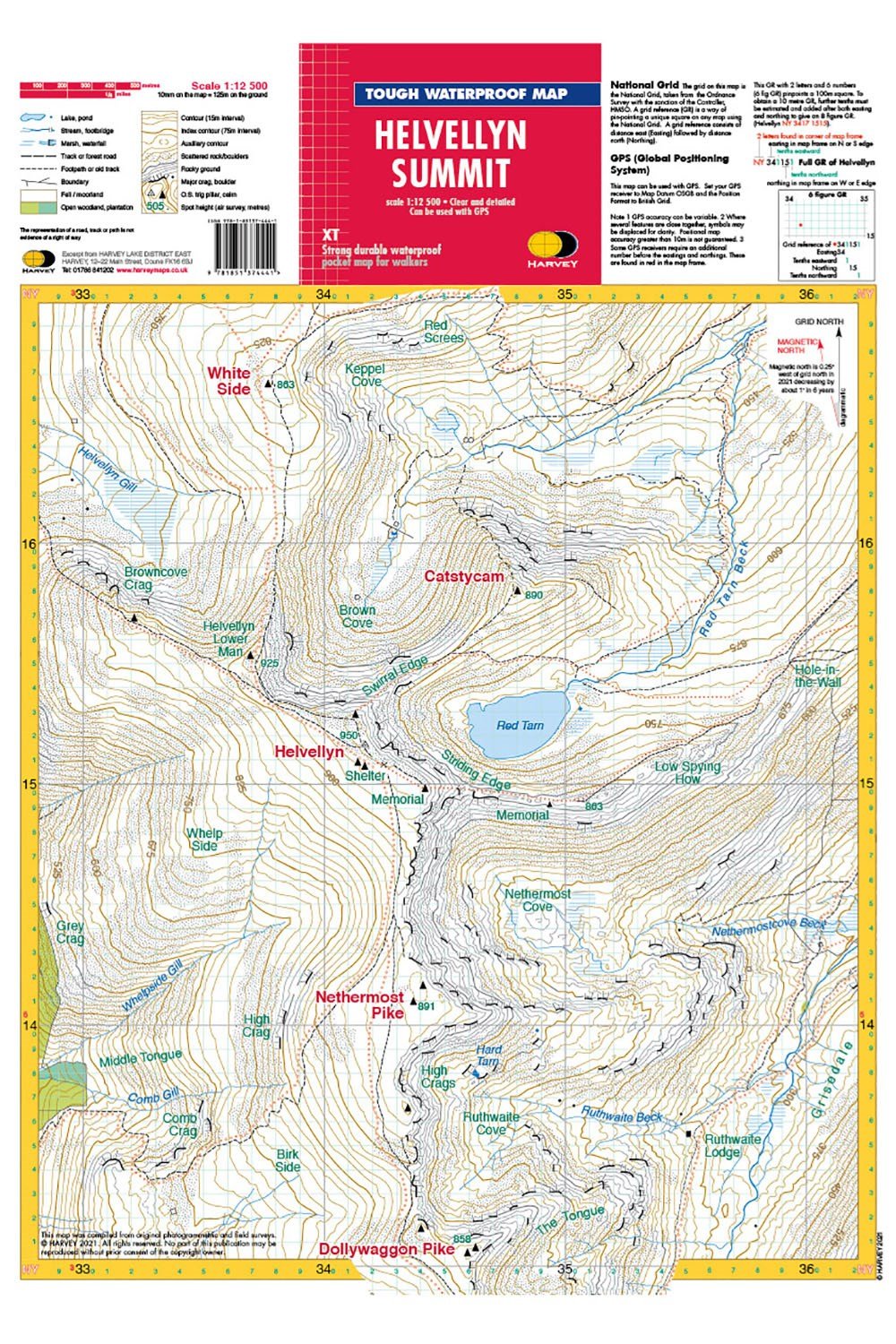 Navigation & Tech |  Helvellyn Summit Map