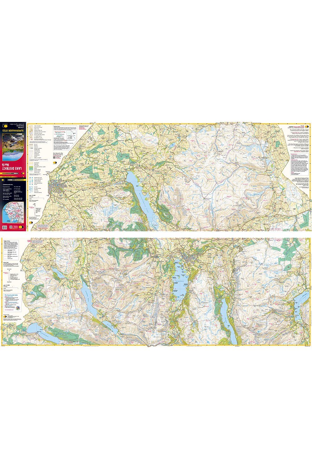 Navigation & Tech |  Lake District North Superwalker Map