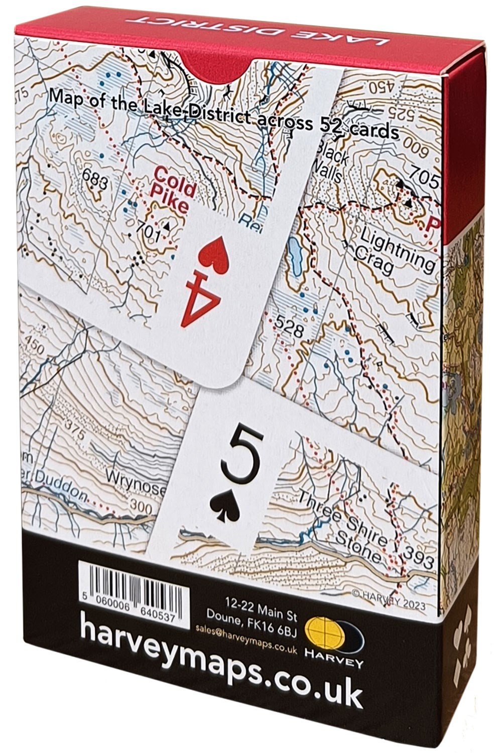 Navigation & Tech |  Map Playing Cards Lake District