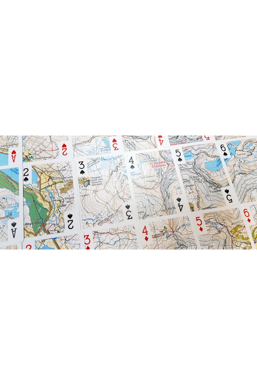 Navigation & Tech |  Map Playing Cards Snowdon