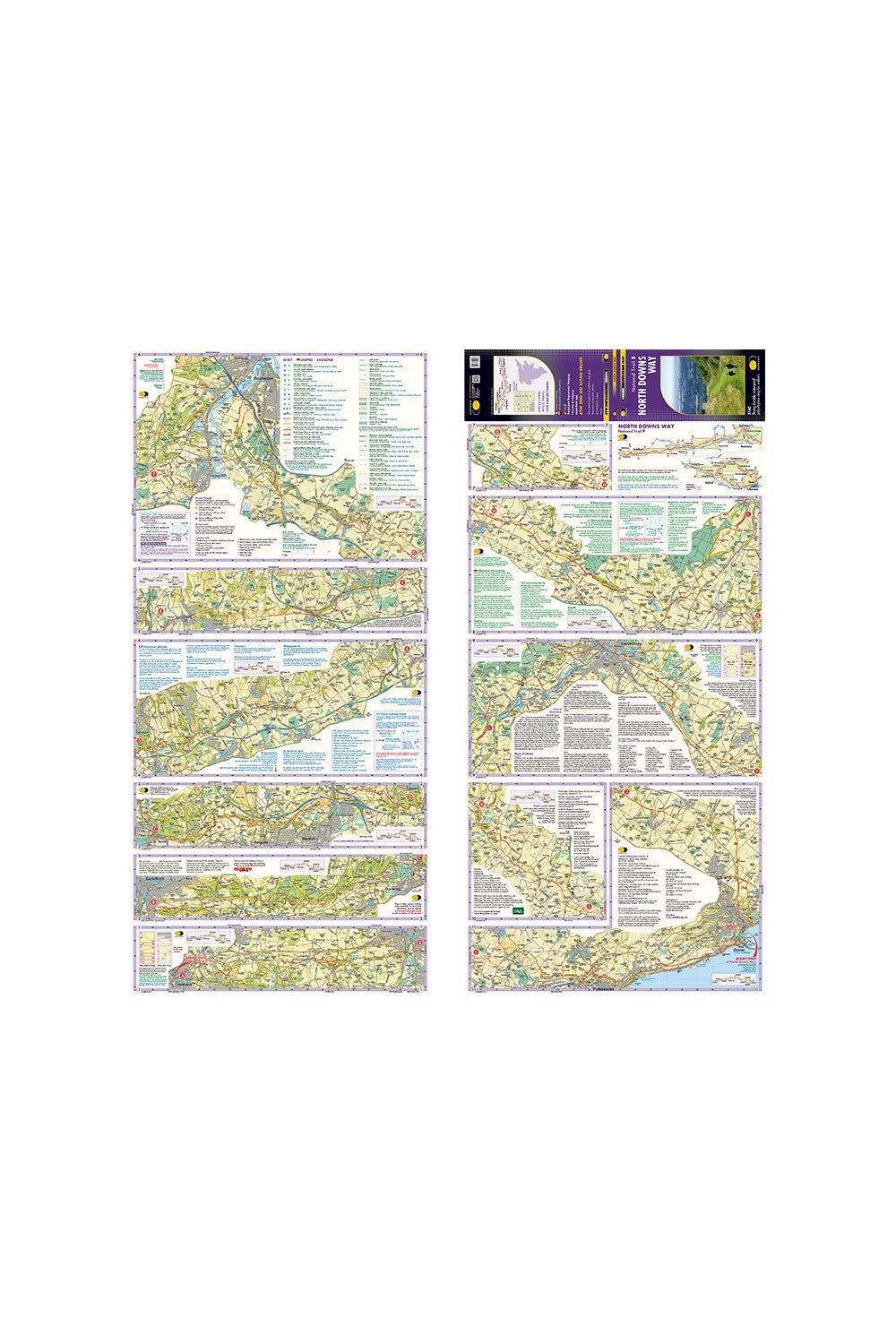 Navigation & Tech |  North Downs Way Trail Map