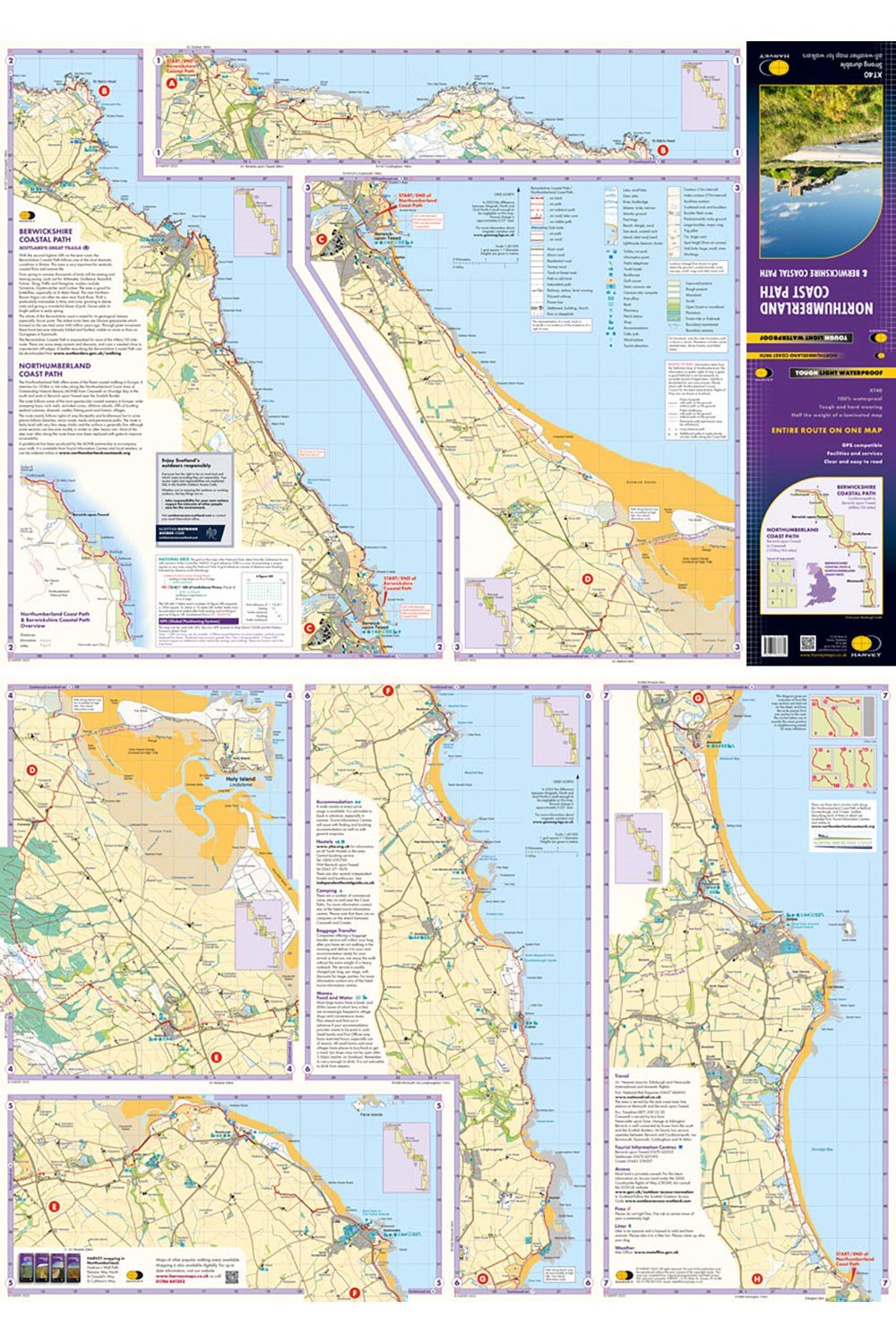 Navigation & Tech |  Northumberland Coast Path Trail Map