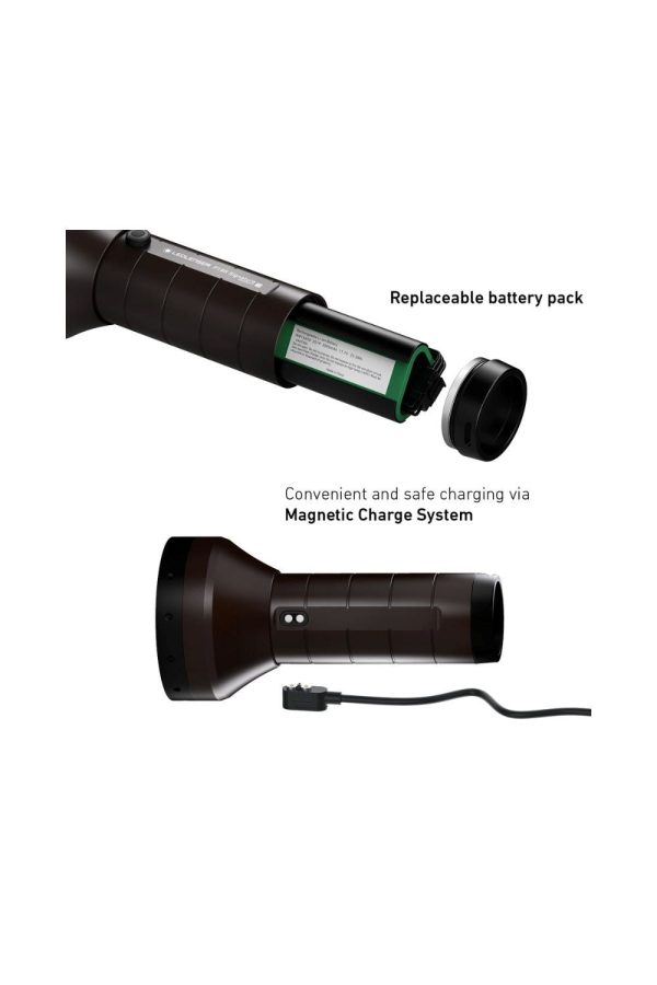 Navigation & Tech |  P18R Signature Rechargeable Led Torch Navigation & Tech Espresso Brown