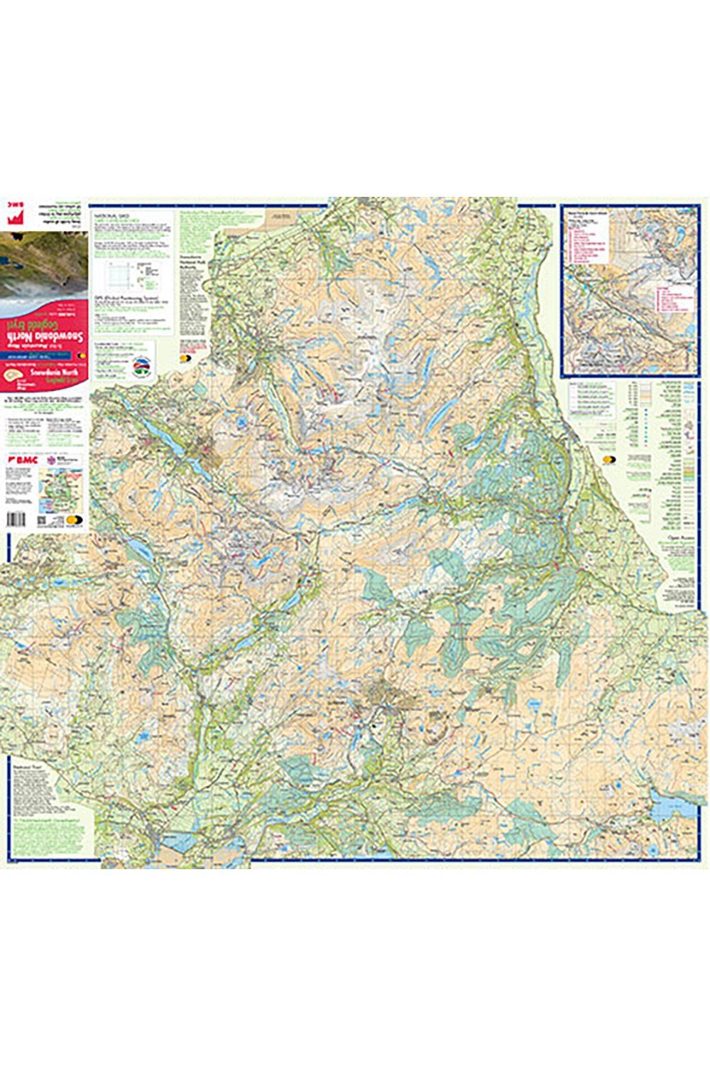 Navigation & Tech |  Snowdonia North British Mountain Map