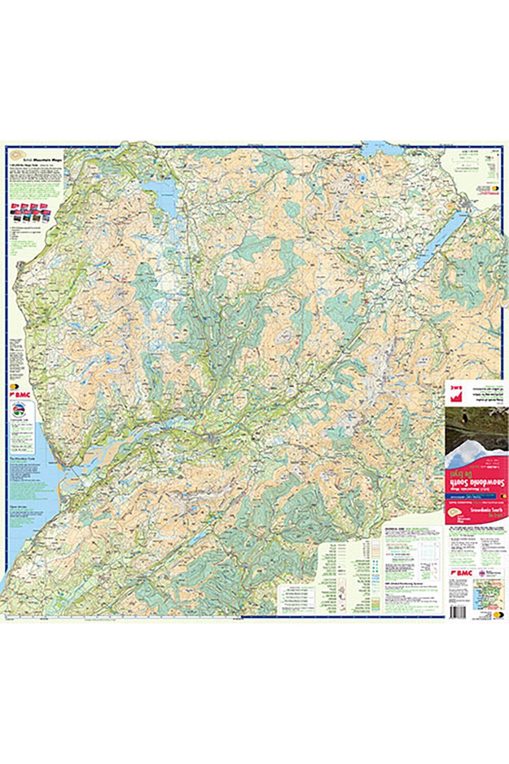 Navigation & Tech |  Snowdonia South British Mountain Map