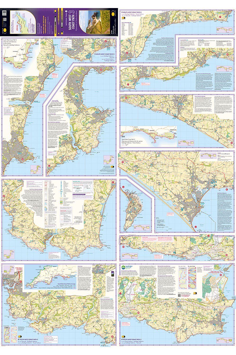 Navigation & Tech |  South West Coast Path 3 Trail Map