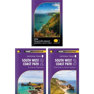 Navigation & Tech |  South West Coast Path Trail Map Set Navigation & Tech 000