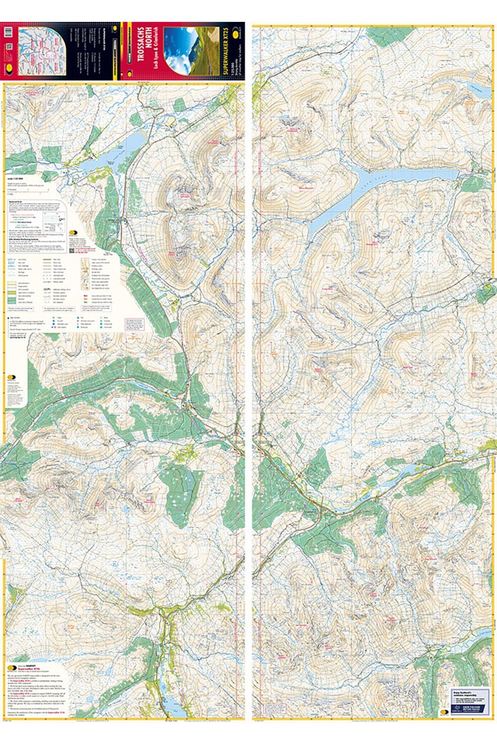 Navigation & Tech |  Trossachs North Superwalker Map