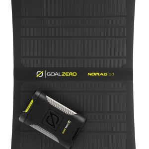 Navigation & Tech |  Venture 35 Powerbank With Nomad 10 Solar Panel Kit Navigation & Tech Black