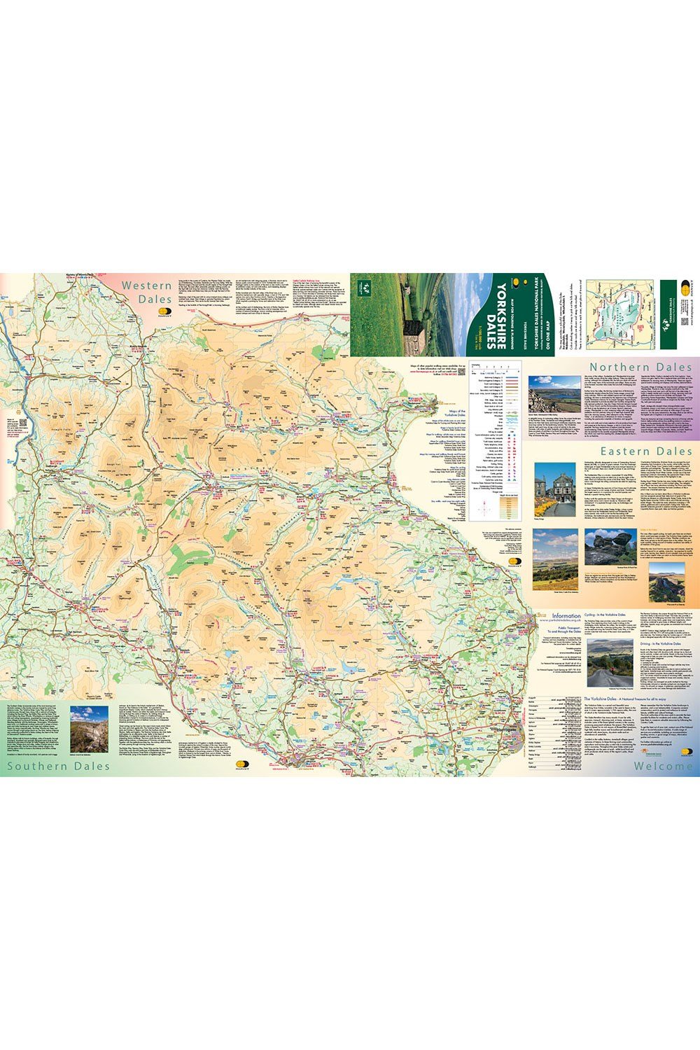 Navigation & Tech |  Yorkshire Dales Touring And Planning Map