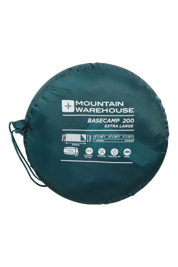 Sleeping Bags |  Basecamp 200 Xl Sleeping Bag Sleeping Bags Petrol