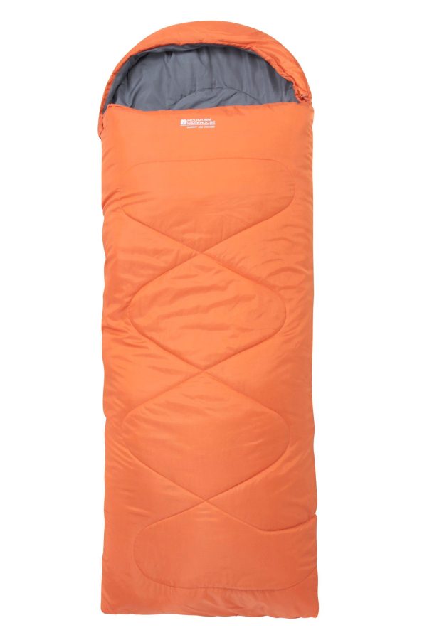 Sleeping Bags |  Summit 250 Square Winter Sleeping Bag Sleeping Bags Bright Orange