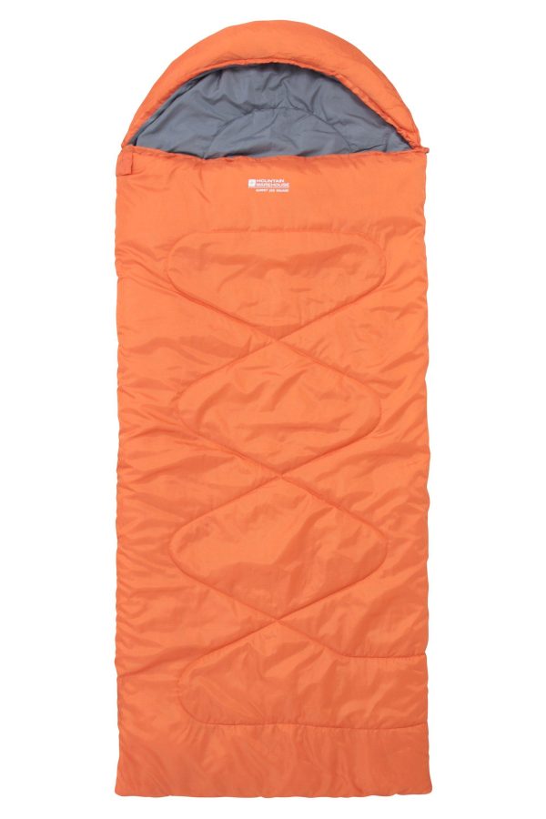 Sleeping Bags |  Summit 250 Square Winter Sleeping Bag Sleeping Bags Bright Orange