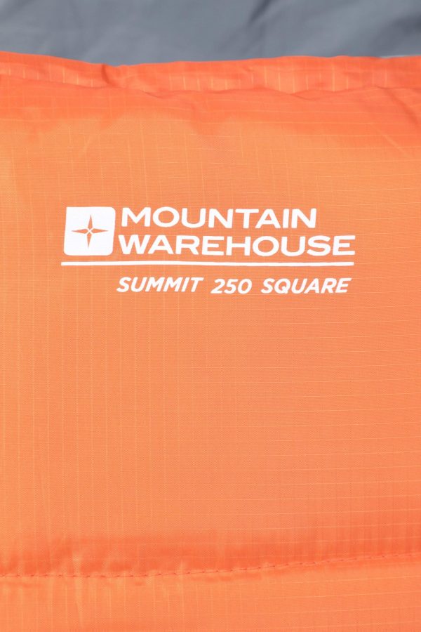 Sleeping Bags |  Summit 250 Square Winter Sleeping Bag Sleeping Bags Bright Orange