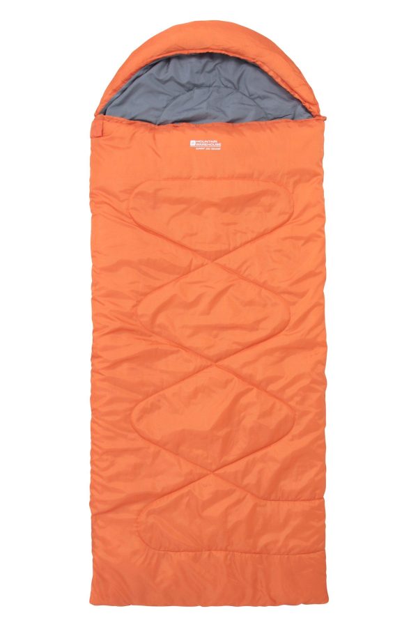 Sleeping Bags |  Summit 250 Square Winter Sleeping Bag Sleeping Bags Bright Orange