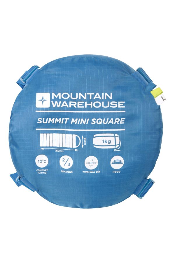 Sleeping Bags |  Summit Mini Square Kids Sleeping Bag Sleeping Bags Bright Green