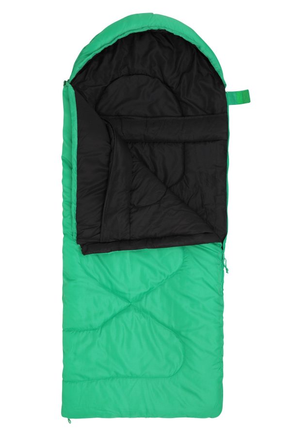 Sleeping Bags |  Summit Mini Square Kids Sleeping Bag Sleeping Bags Bright Green