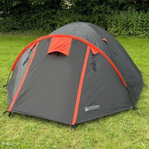 Tents |  3-4 Person Dome Tent 100% Recycled Polyester Tents Anthracite / Black Coated