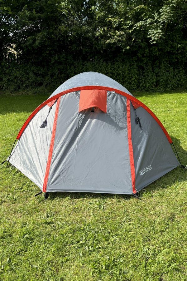 Tents |  3-4 Person Dome Tent 100% Recycled Polyester Tents Anthracite / Black Coated