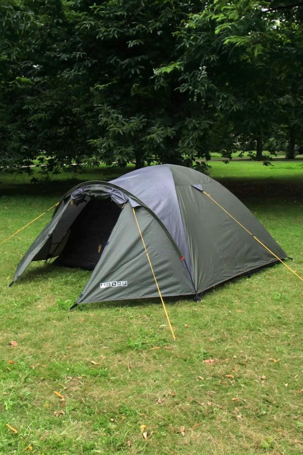 Tents |  3-4 Person Dome Tent 100% Recycled Polyester Tents Anthracite / Black Coated