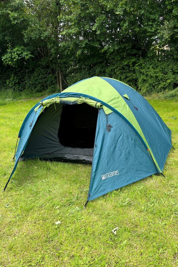 Tents |  3-4 Person Dome Tent 100% Recycled Polyester Tents Anthracite / Black Coated