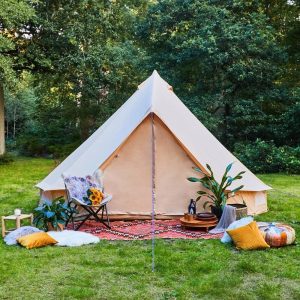 Tents |  3M Bell Tent Canvas Lite 200Gsm Tents Sandstone